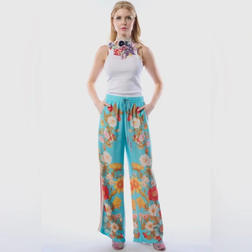 NWT‎ Aratta Floral Garden Set L Top & Pants